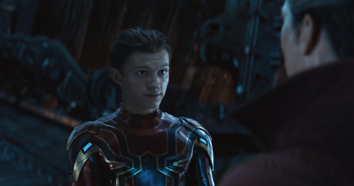 Tom Holland in "Avengers: Infinity War."