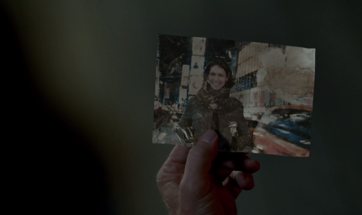 The photo of Juliet from Season 1 of "Westworld."