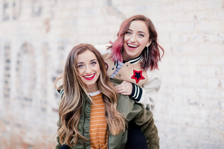 YouTube stars Brooklyn and Bailey McKnight are "Founding Mavericks."