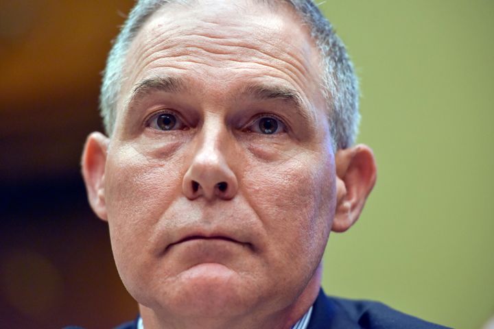 Scott Pruitt testified Thursday before the Committee on Energy and Commerce Subcommittee on Environment at the Rayburn House Office Building. 