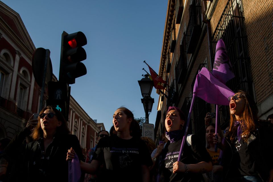Thousands Protest Across Spain After 5 Men Are Cleared Of Gang Rape ...