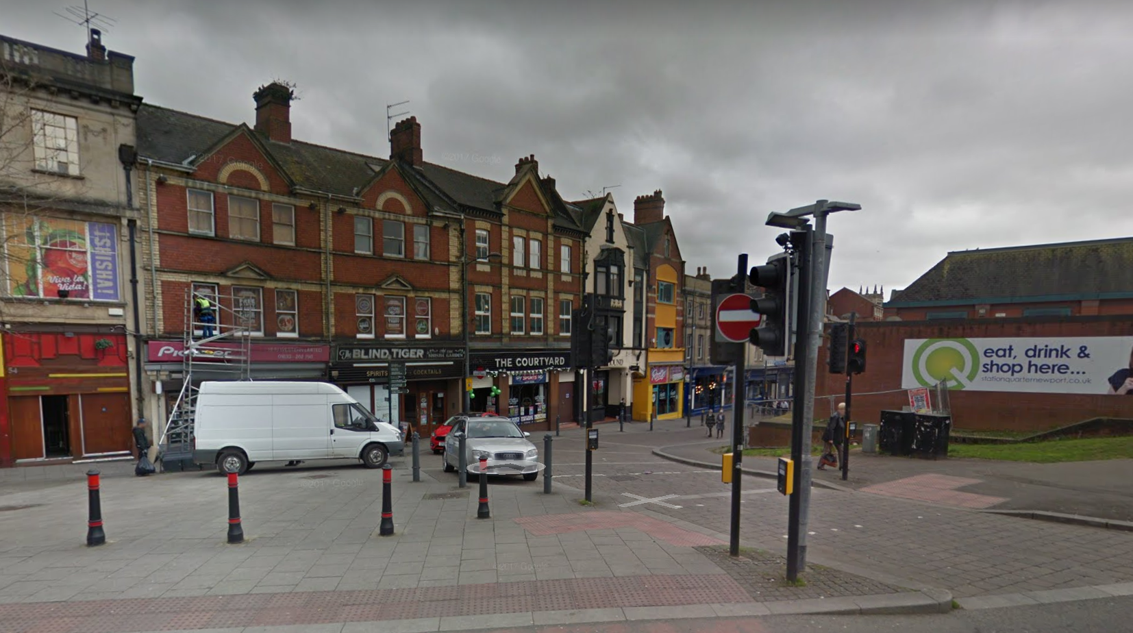 Google Two women suffered potentially life-changing injuries after being struck by a car in Cambrian Road Newport. File image