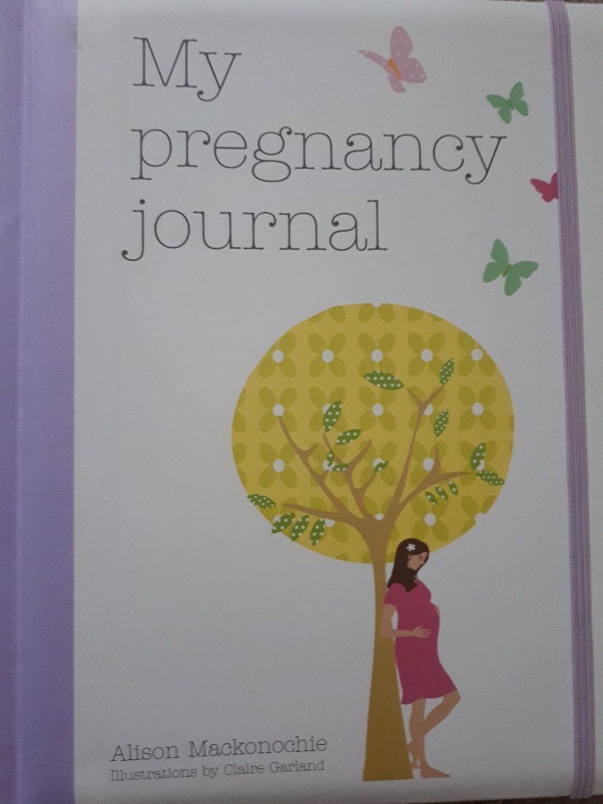 One of Lucie Rawlins' pregnancy journals. 