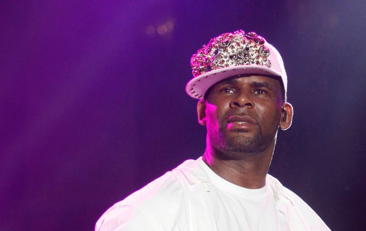 Singer R. Kelly performs are the St. Lucia Jazz and Arts Festival on May 12, 2013. 