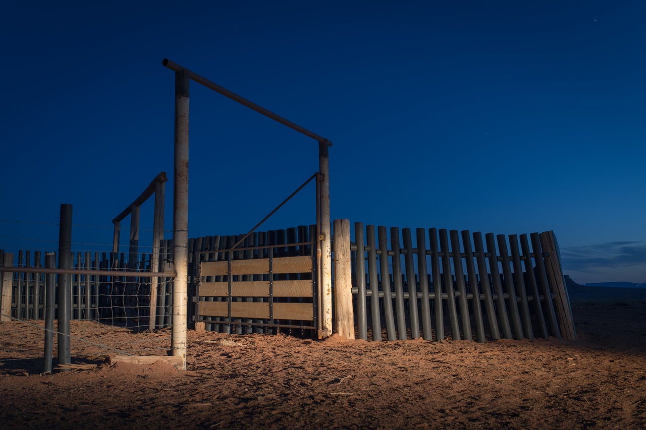 The gate at the center of the controversy. 