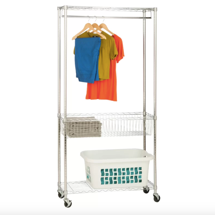 15 Practical Clothing Racks With Shelves Huffpost Uk Home Living