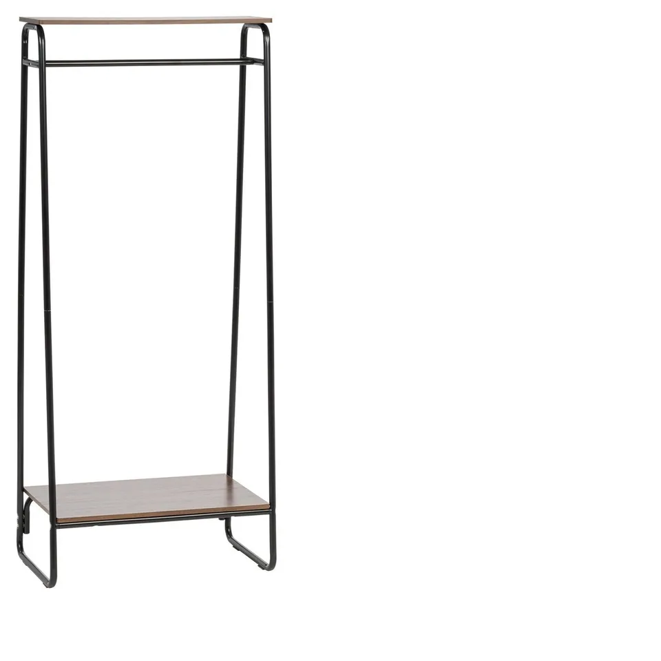 Iris dual discount shelf garment rack