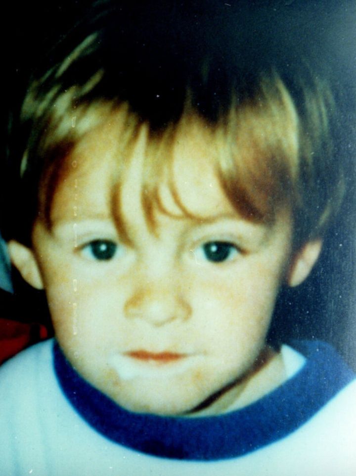 James Bulger was two-years-old when he was lured from a shopping mall before being tortured and killed in 1993