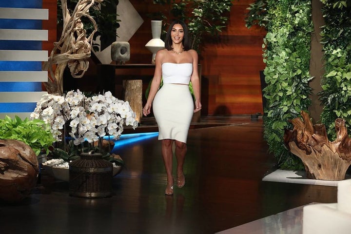 Kim Kardashian during an appearance on Monday's episode of "The Ellen DeGeneres Show." 