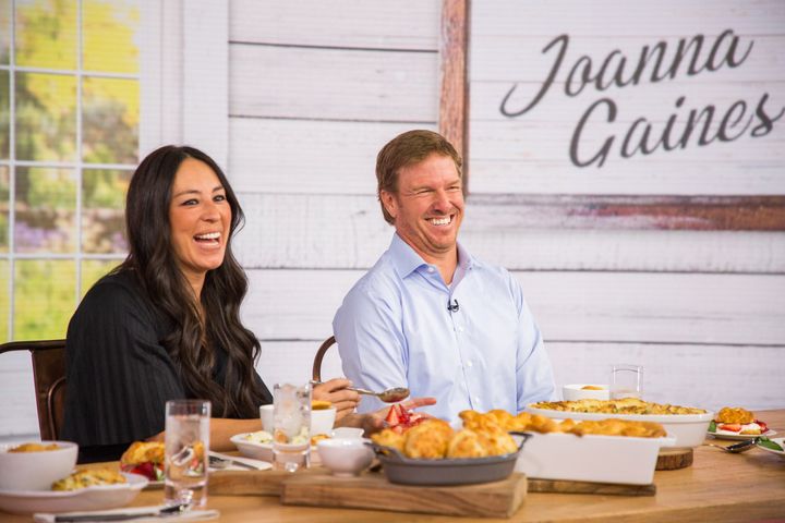 Chip and Joanna Gaines pictured together on April 24. 