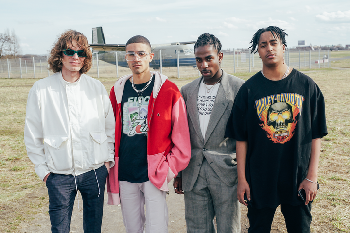 (From left to right) Danny Lomas, Elias Riadi, Shaquille Keith, Dexter Black. 