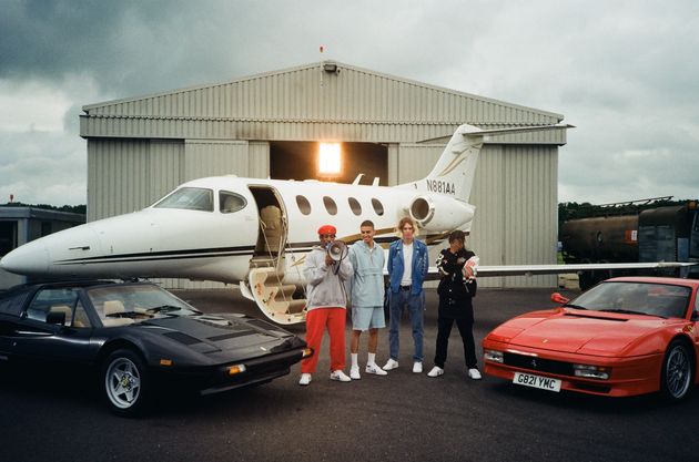 (From left to right) Shaquille Keith, Elias Riadi, Danny Lomas and Dexter Black. 