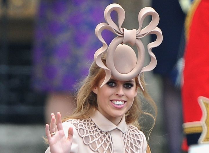 Princess Beatrice of York wore a now iconic fascinator at the wedding of the Duke and Duchess of Cambridge.