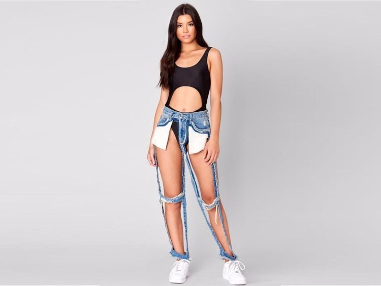 These 'Extreme Cut Out' Jeans Cost $168 