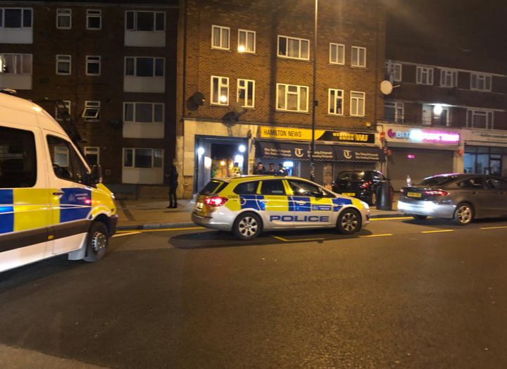 Police were called to Cumberland Road on Tuesday night following shooting outside Queensway Tube station.