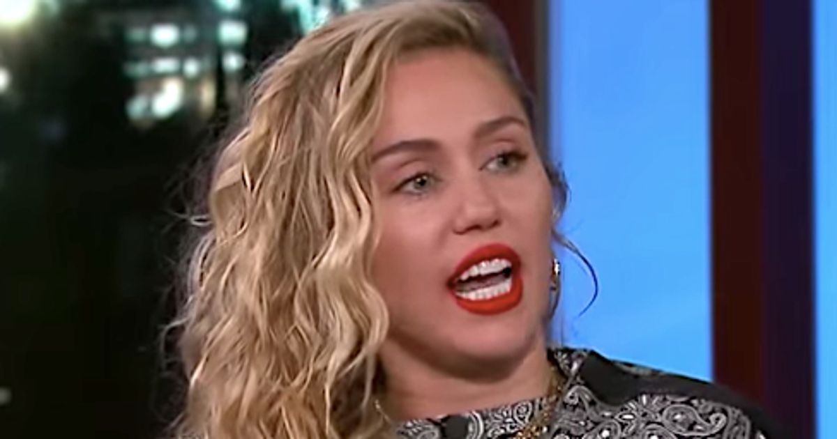 Miley Cyrus Explains Fk You Tweet About Nude Pic On Jimmy Kimmel