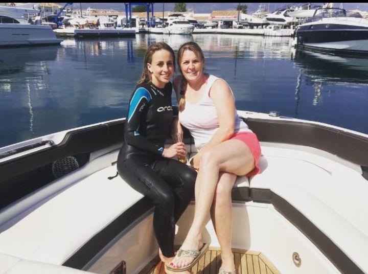 Kirsty Prowse pictured with her friend Sharon Lang in a picture on Facebook