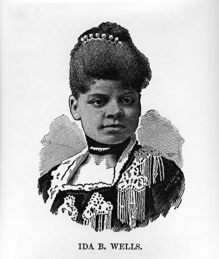 Illustration of Ida B. Wells, circa 1892.