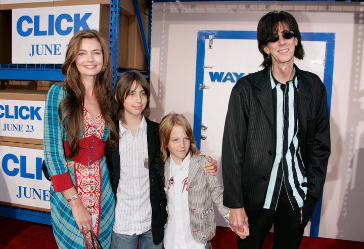 The family attending the "Click" premiere in 2006.