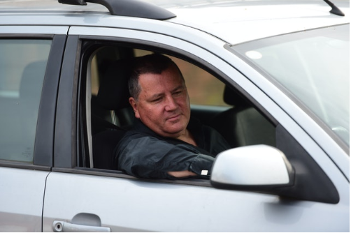 <strong>Neighbour Dave* said he would not move until he was replaced by police </strong>