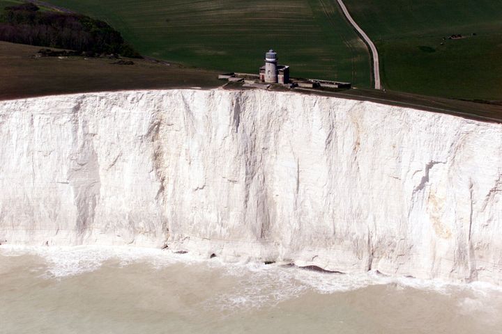 The cliffs at Beachy Head are hundreds of feet tall