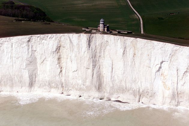 The cliffs at Beachy Head are hundreds of feet tall