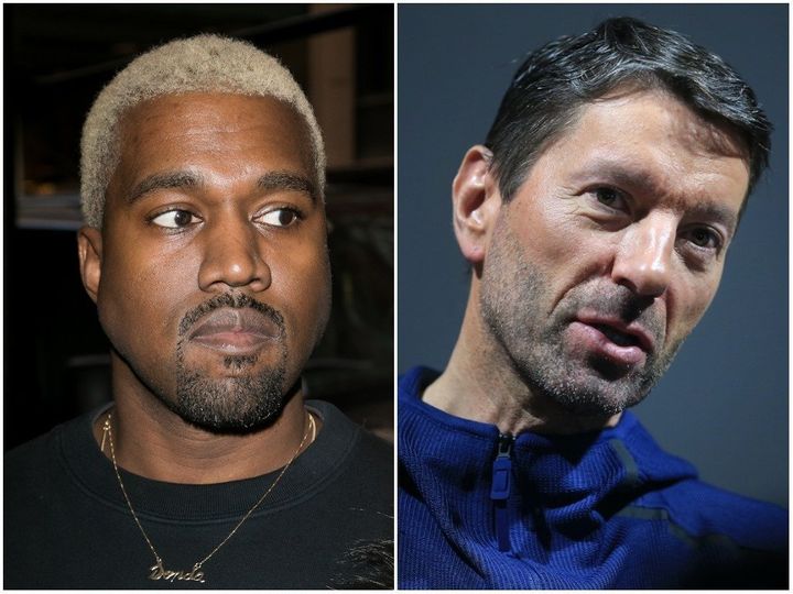 Adidas’ CEO Kasper Rorsted (left) has said the brand is committed to Kanye West’s Yeezy brand.