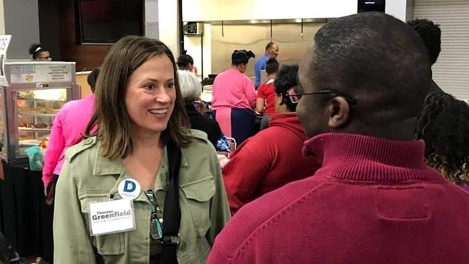 Theresa Greenfield's campaign for Congress ended in March because the Iowa Democrat's campaign manager forged signatu