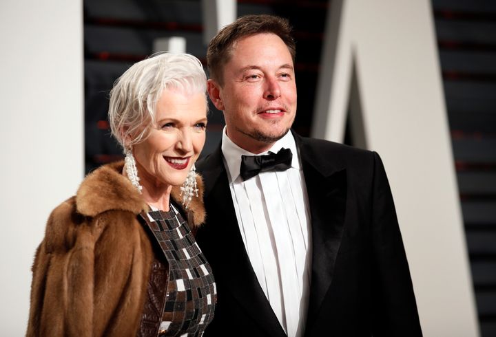 H Maye Musk με τον γιο της, Elon Musk. 