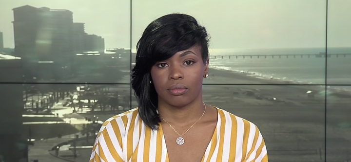 Chikesia Clemons on MSNBC. Clemons was the victim of a violent police encounter after asking about utensils at a Waffle House. 