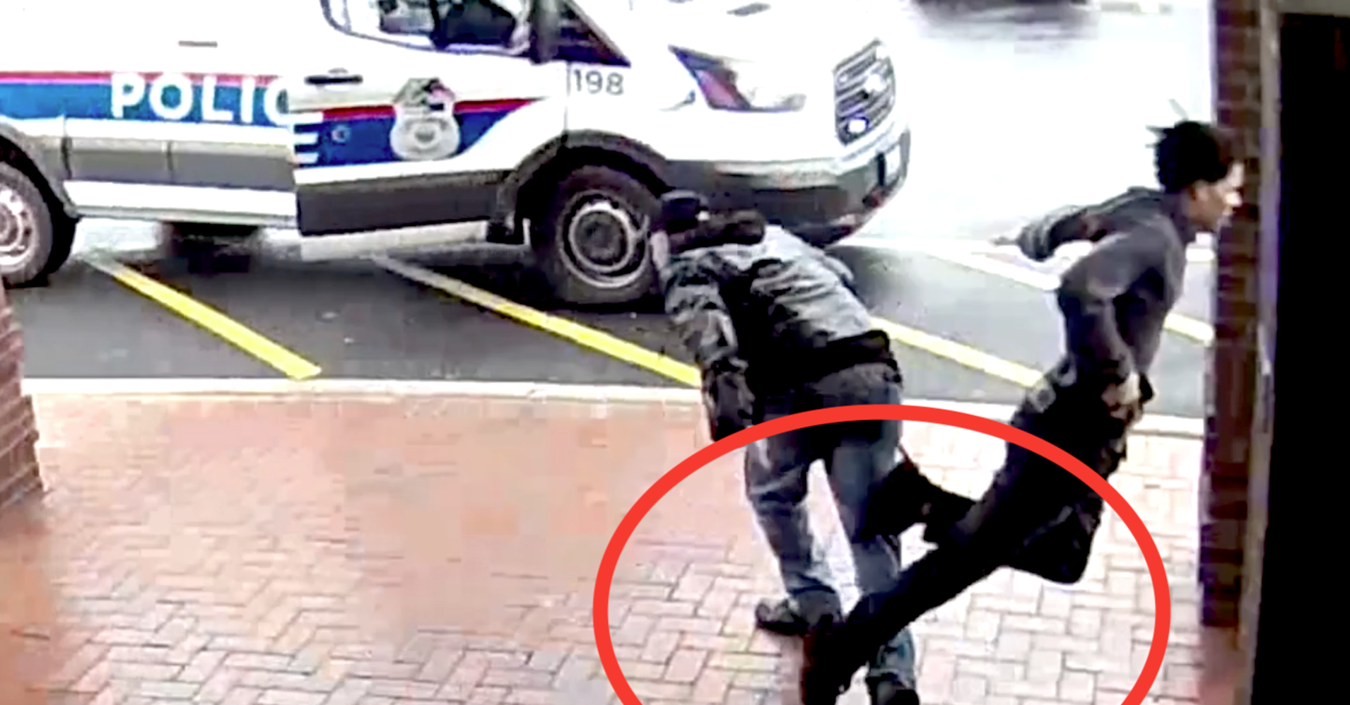 Badass Grandpa Uses Fancy Footwork To Trip Armed Suspect Fleeing From Cops Huffpost 