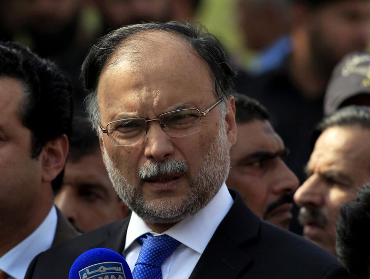 Pakistan's Interior Minister Ahsan Iqbal suffered a gunshot wound during the assassination attempt on Sunday.