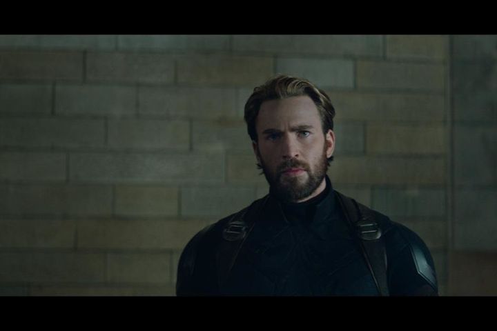 Chris Evans as Captain America in