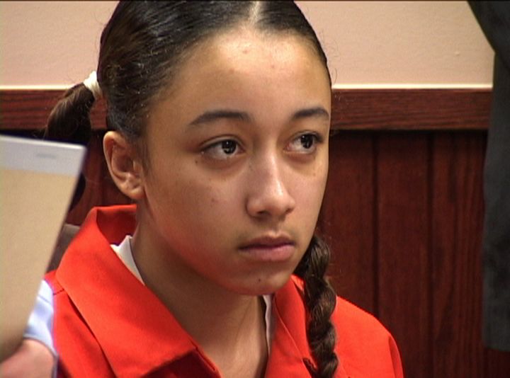 Cyntoia Brown, 16, listens during a 2004 transfer hearing to determine if she should be tried as an adult, as seen in the documentary "Me Facing Life: Cyntoia’s Story." 