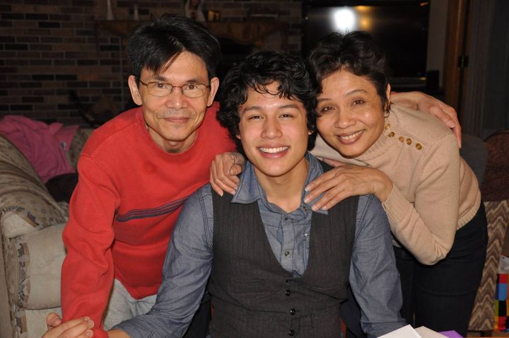 Thanh (dad), Tony (me), and Mo (mom) Tran.