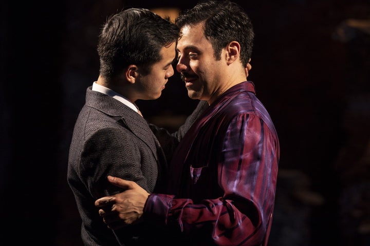 Daniel K. Isaac (left) and Juan Francisco Villa star as William Inge and Tennessee Williams in "The Gentleman Caller," which