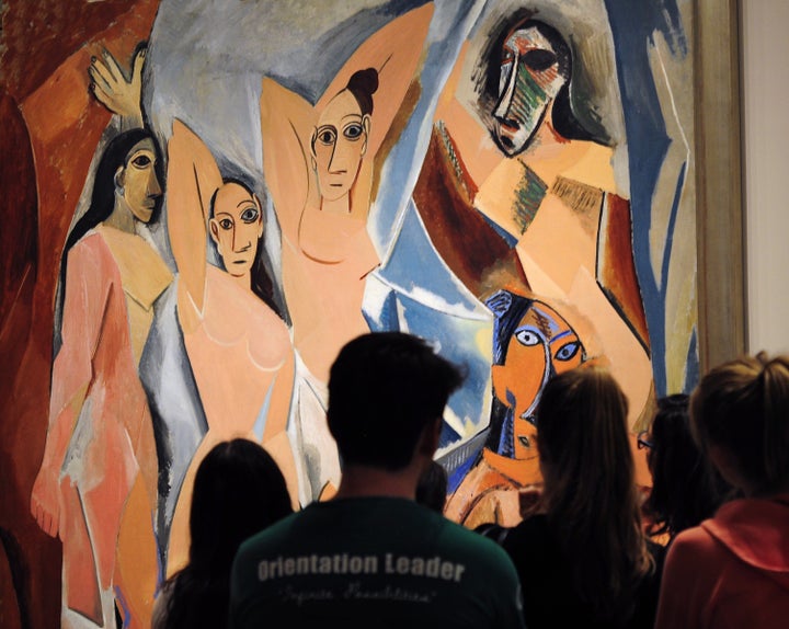 Picasso's 1907 “Demoiselles d’Avignon” at the Museum of Modern Art in New York. 