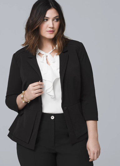 Best suit jacket outlet for large bust