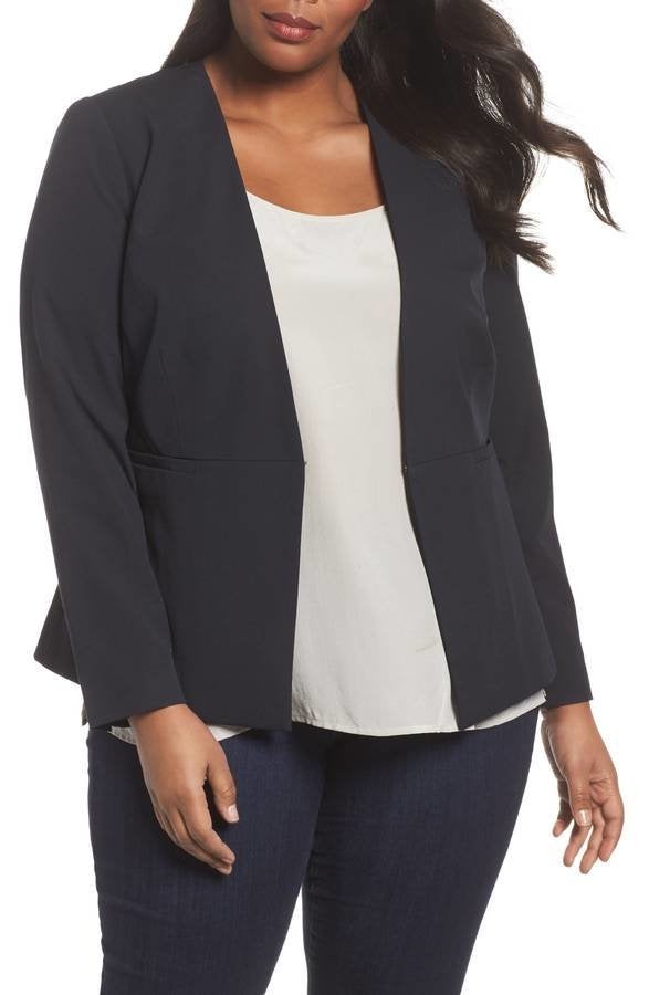 Plus size outlet black blazer uk