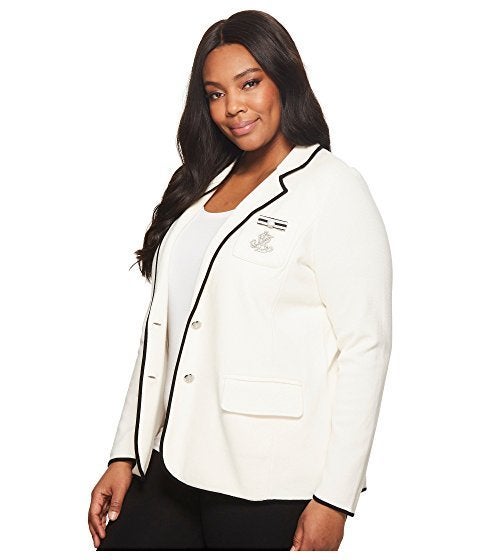 Ladies blazer hotsell plus size