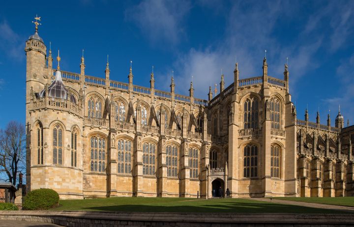 The outside of St. George's Chapel at Windsor Castle. 