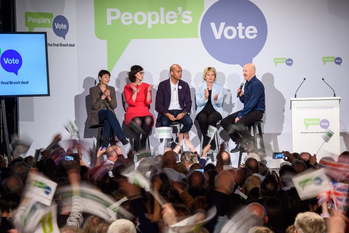 The launch of the People's Vote campaign