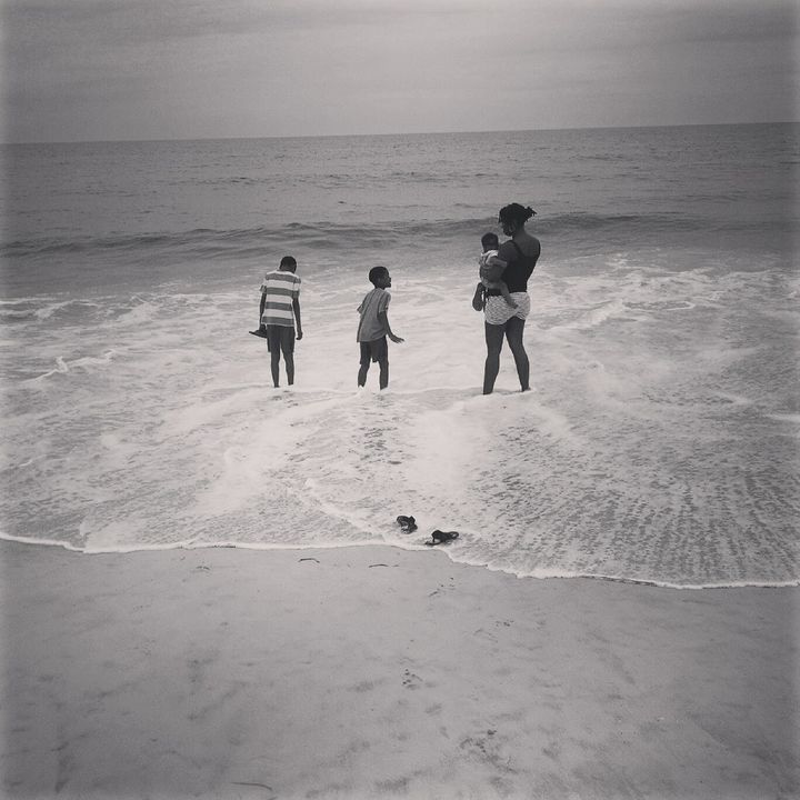 My boys and I at the beach this summer.