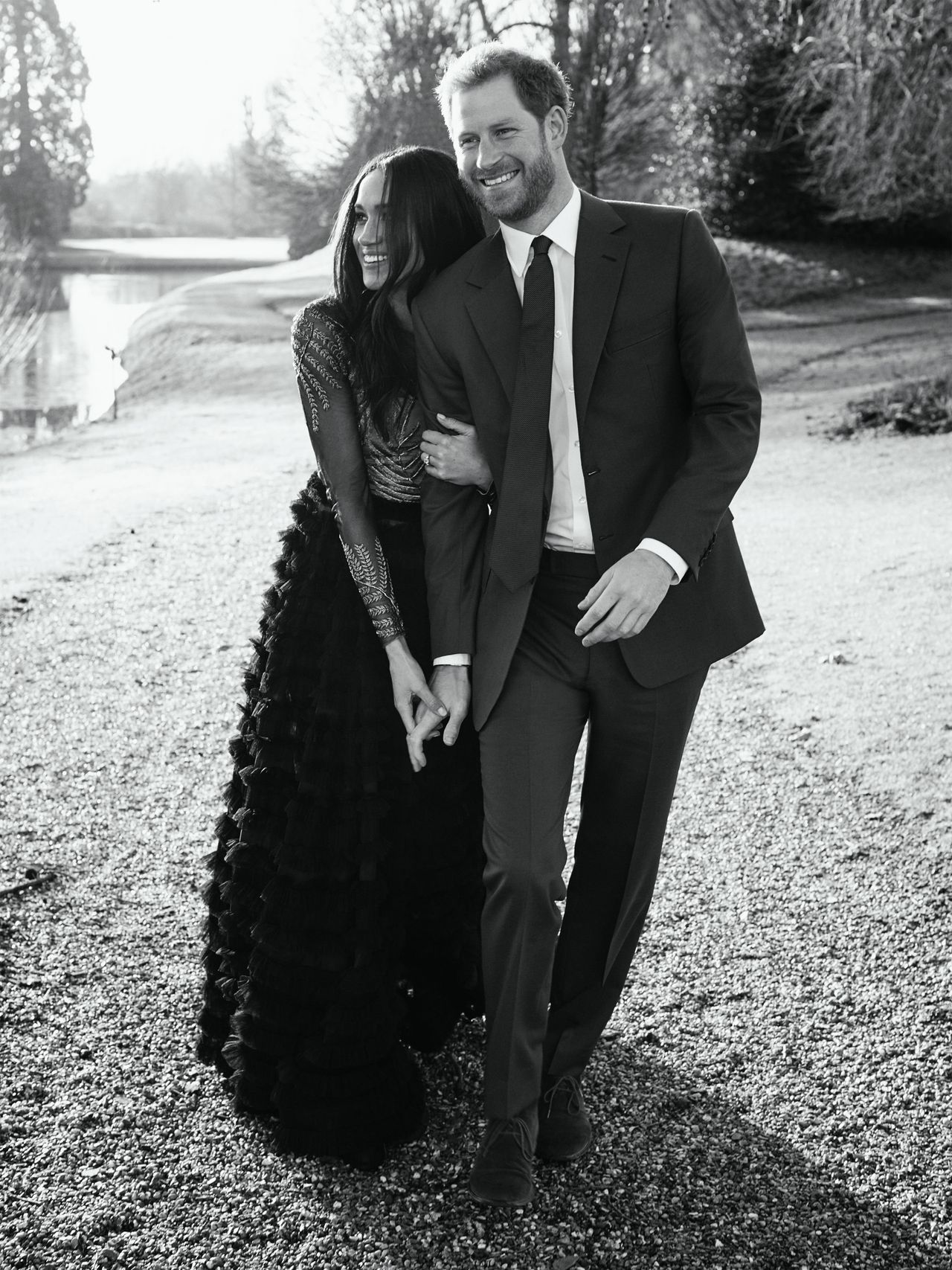 Meghan Markle wore a Ralph & Russo gown in her engagement photos 