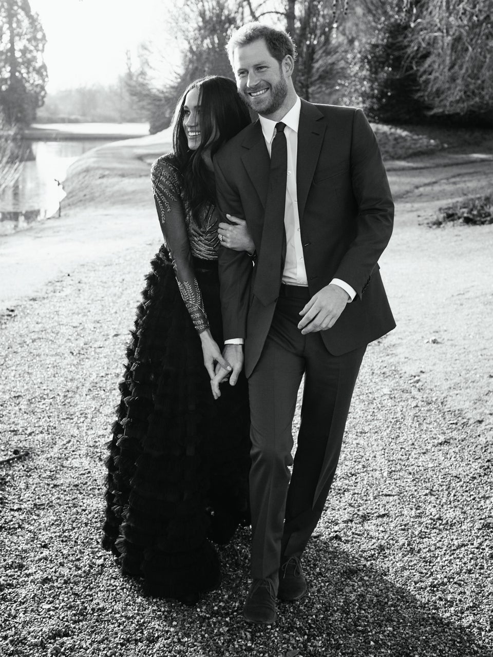 Meghan Markle wore a Ralph & Russo gown in her engagement photos 