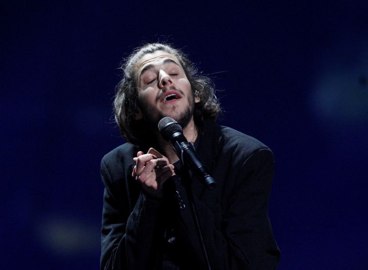 Salvador Sobral during last year's Eurovision final
