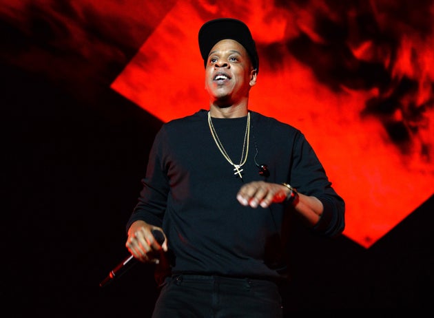 Jay-Z performing at TIDAL X in 2015