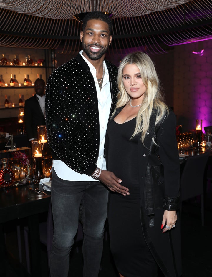 Tristan Thompson and Khloe Kardashian in February 2018.