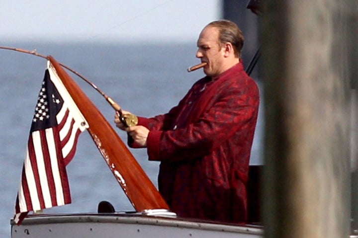 Another shot of Hardy as Capone. 