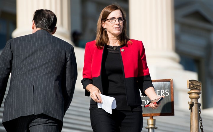 Rep. Martha McSally (R-Ariz.) is facing a challenge from the right in her bid to be a senator.